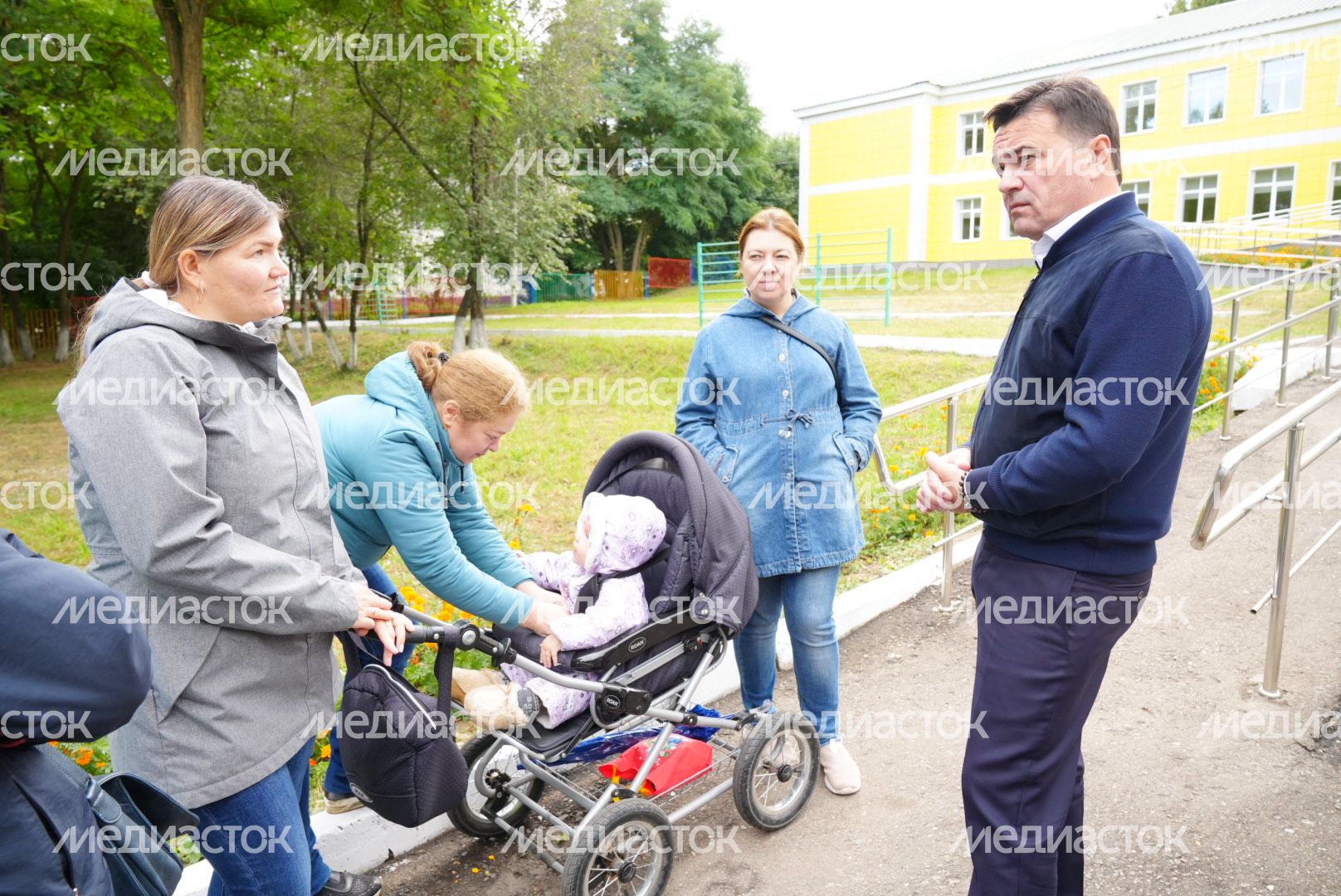 Проверка работы школы №3 в Кашире Губернатором Подмосковья
