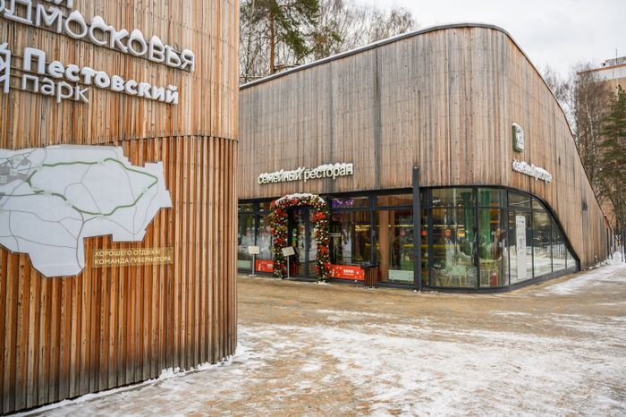 Зимний Пестовский парк в Балашихе