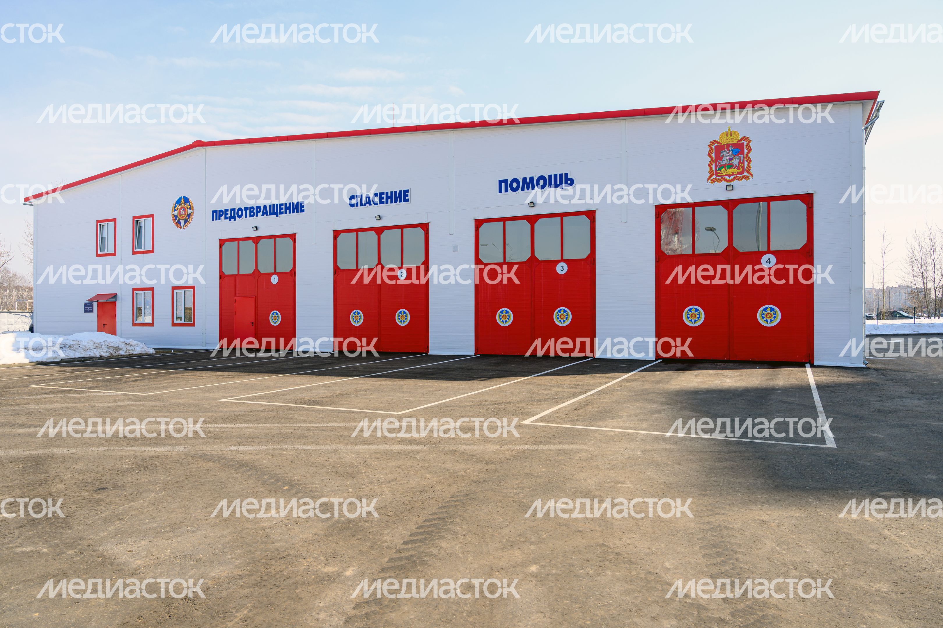 Новое пожарное депо 202-й пожарно-спасательной части территориального управления №6 ГКУ МО «Мособлпожспас» в Балашихе Новое пожарное депо 202-й пожарно-спасательной части территориального управления №6 ГКУ МО «Мособлпожспас» в Балашихе