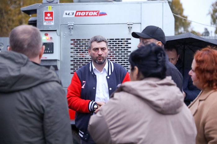 Кирилл Григорьев проверил ход масштабной реконструкции системы водоотведения в Солнечногорске