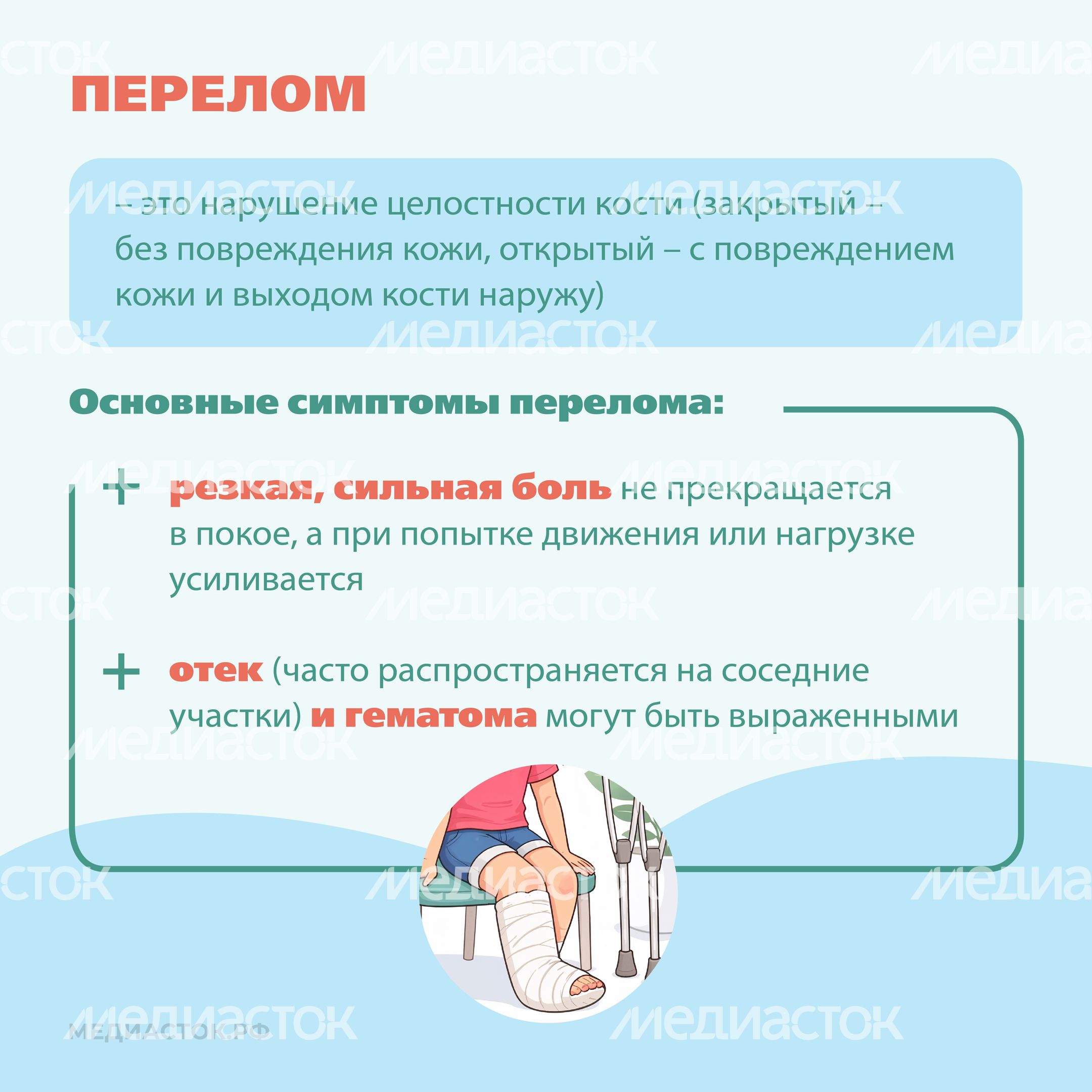 Перелом или ушиб Квадрат 05 Перелом или ушиб Квадрат 05