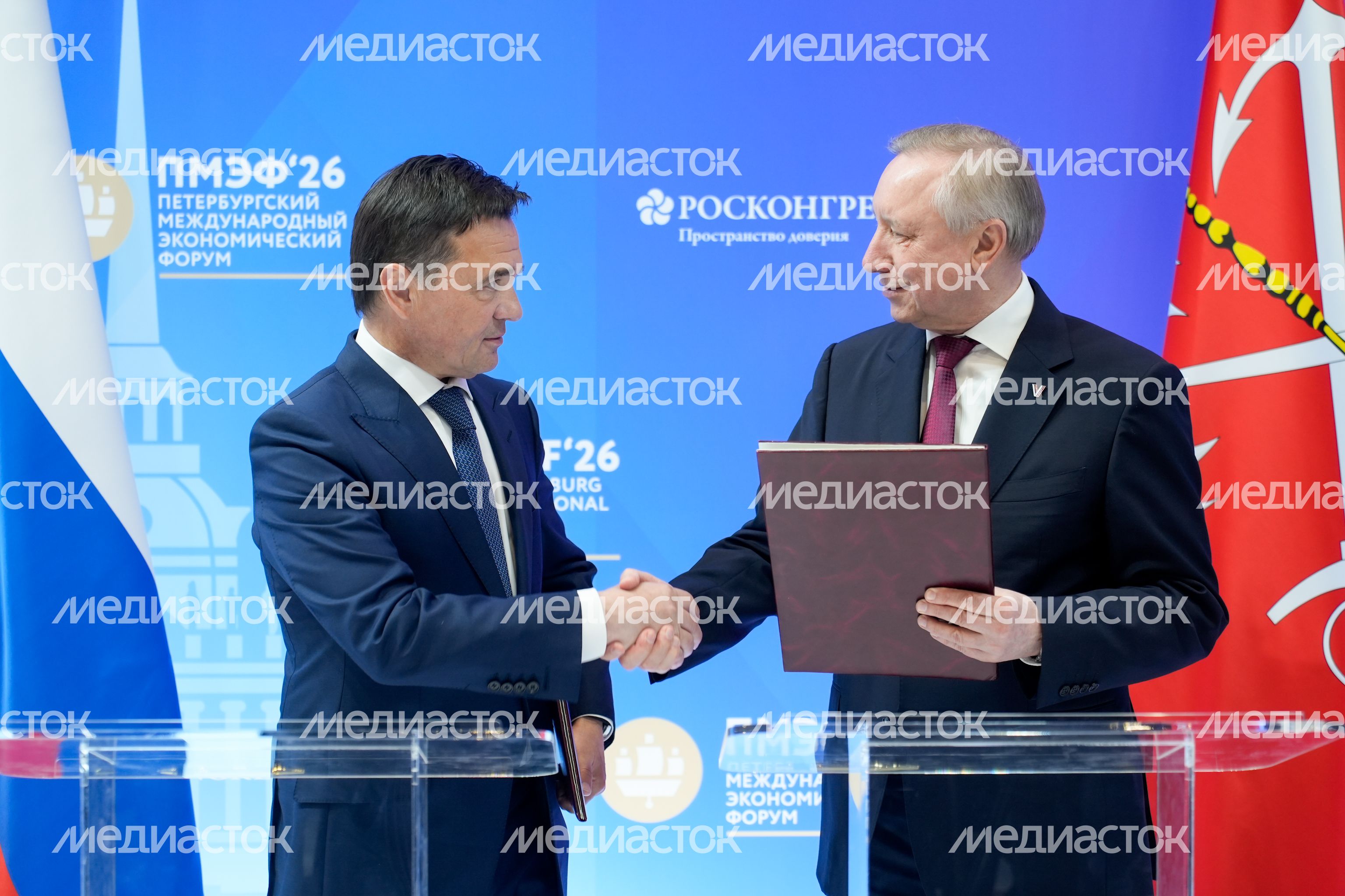 Подмосковье и Санкт-Петербург продолжат развивать сотрудничество в экономике, науке, культуре и спорте Подмосковье и Санкт-Петербург продолжат развивать сотрудничество в экономике, науке, культуре и спорте