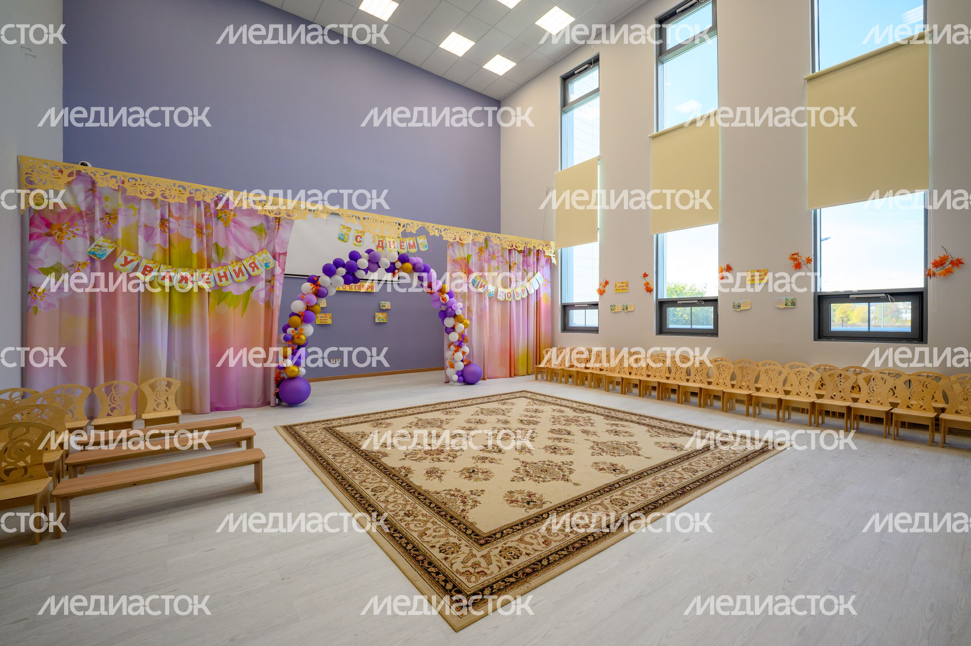 Музыкальный зал нового детского сада в микрорайоне Зубачево Поле Сергиева Посада Музыкальный зал нового детского сада в микрорайоне Зубачево Поле Сергиева Посада