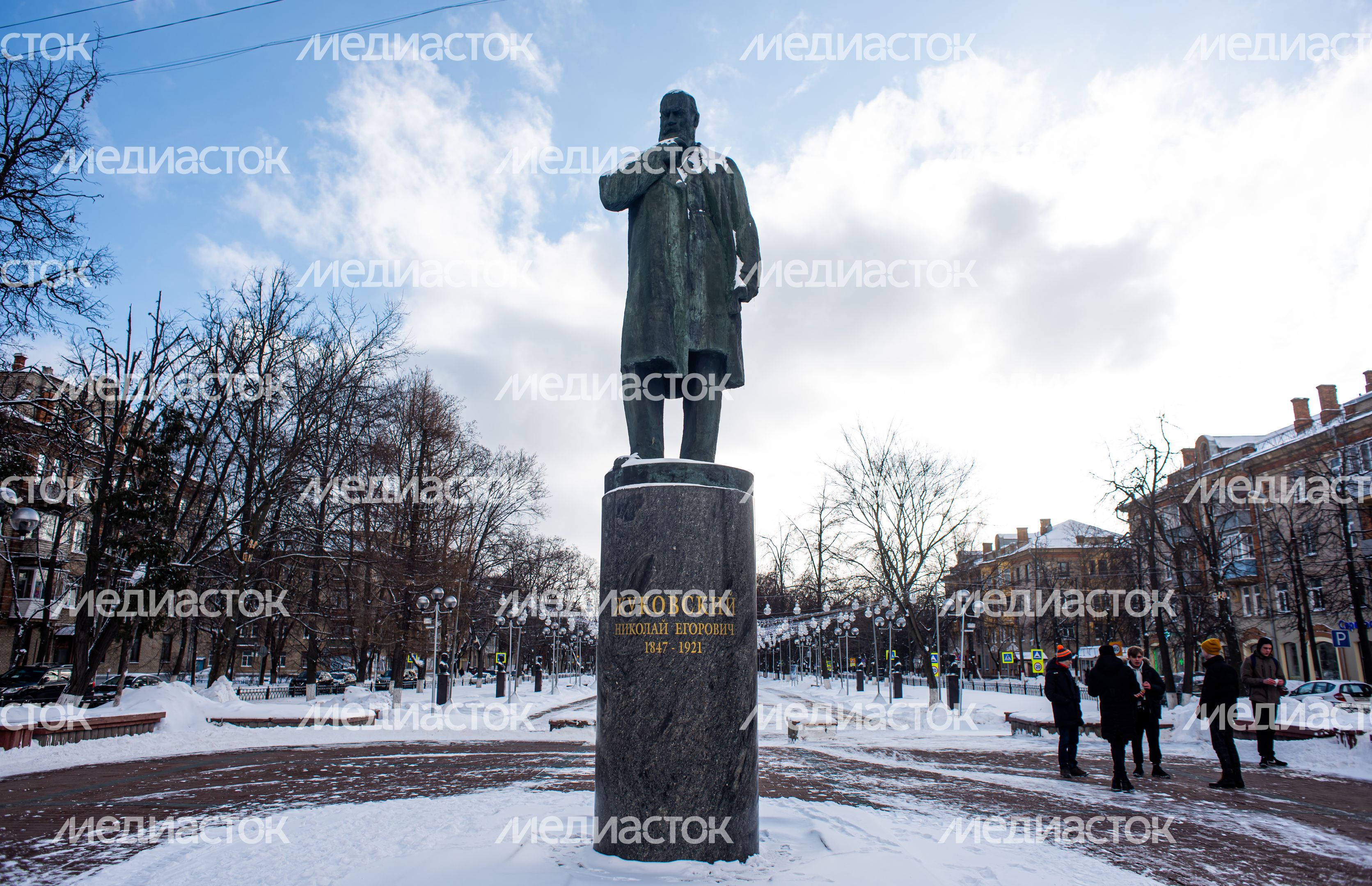 Зимние виды города Жуковский