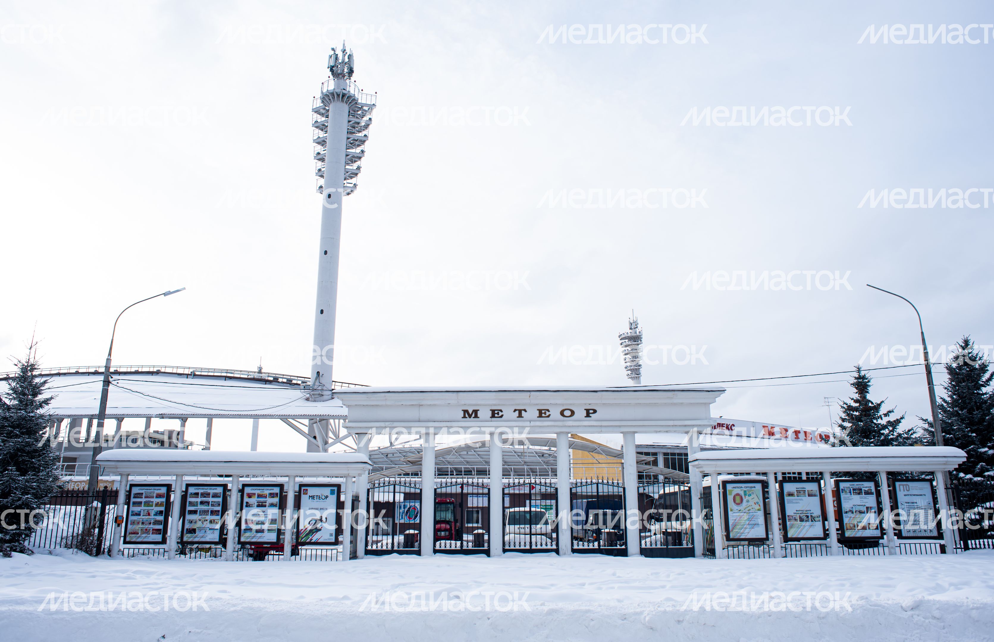 Зимние виды города Жуковский