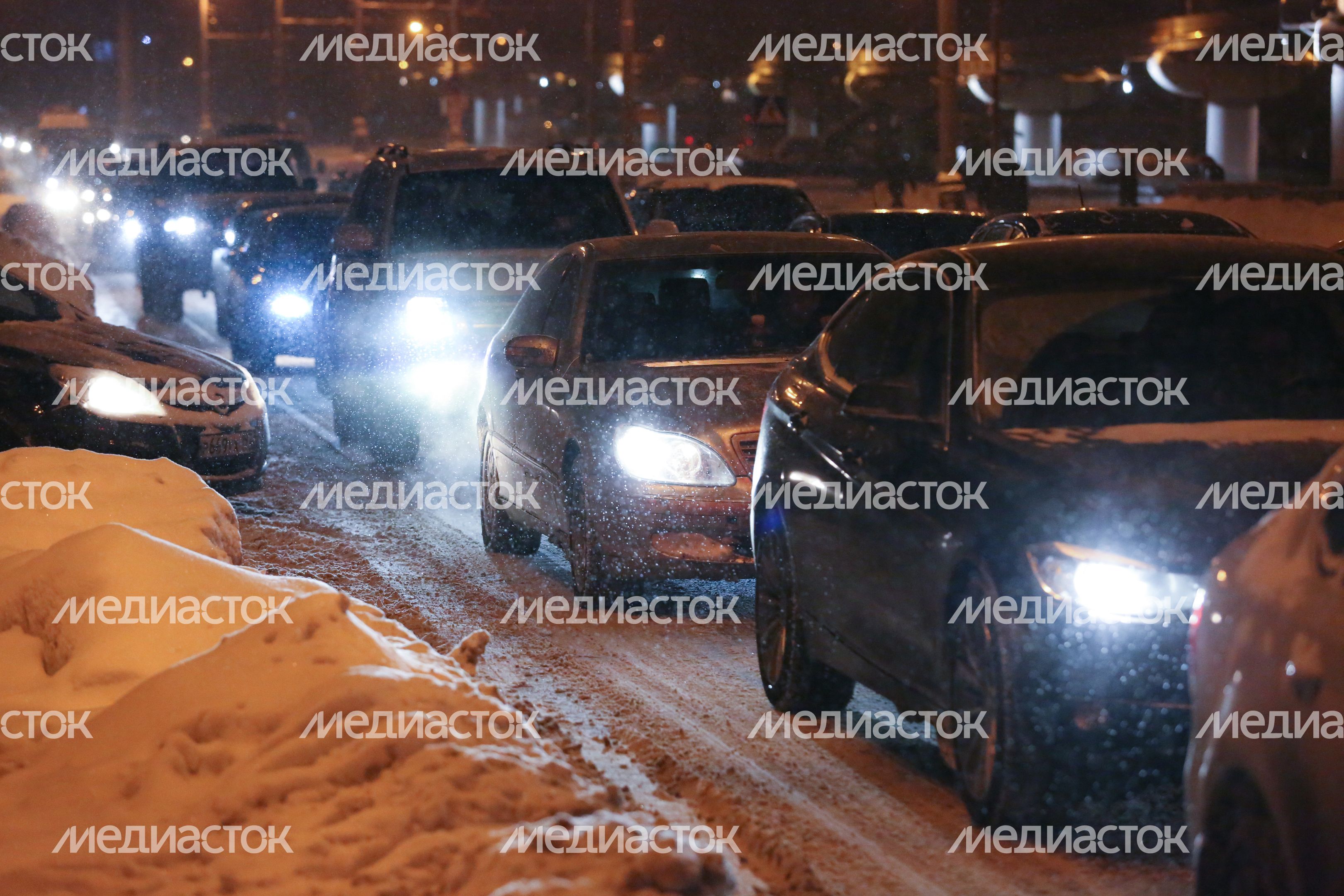 Автомобильное движение в Москве
