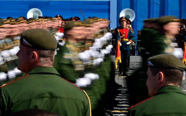 Генеральная репетиция парада Победы на Красной площади