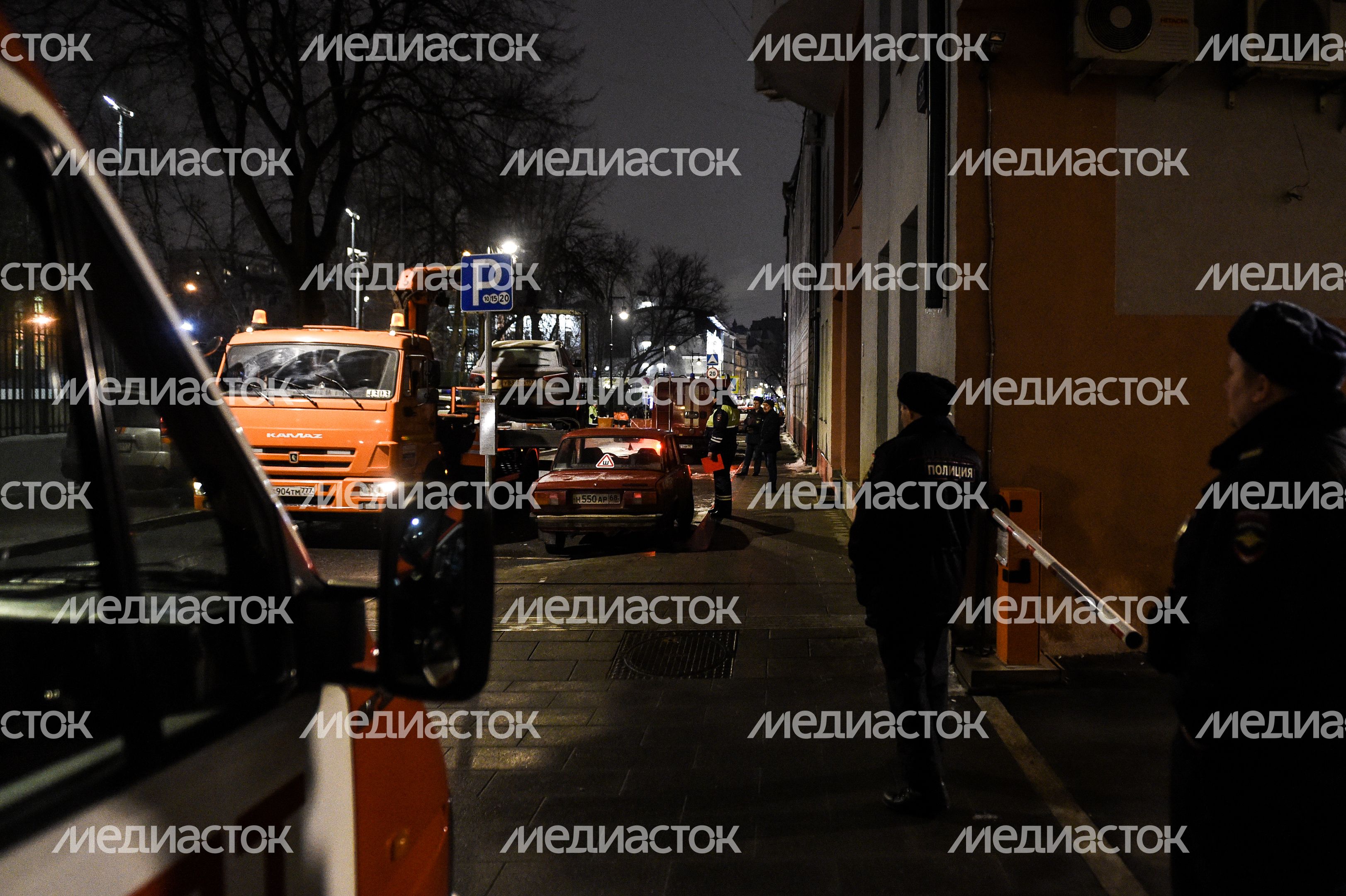 Обрушение кровли реконструируемого здания центре Москвы
