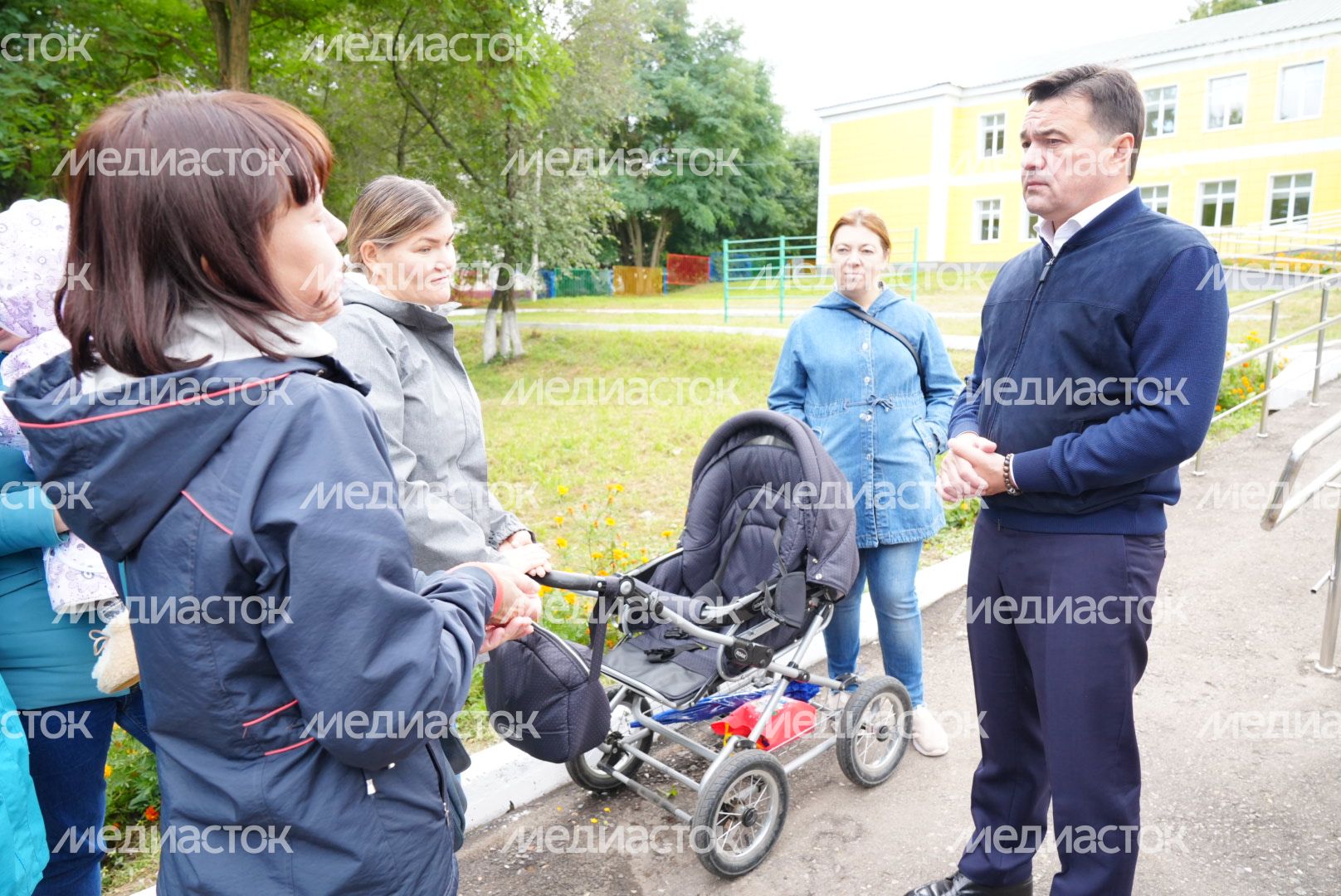 Проверка работы школы №3 в Кашире Губернатором Подмосковья