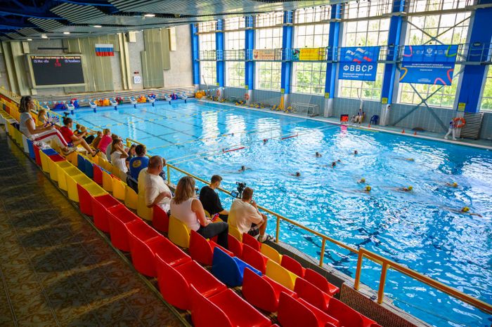 Соревнования по водному поло в рамках VI Летней спартакиады молодежи в Раменском