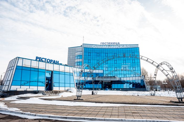 Зимние виды города Чехов