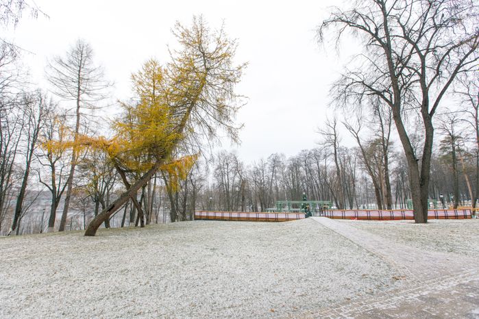Раменское. Городской парк культуры и отдыха. Зима