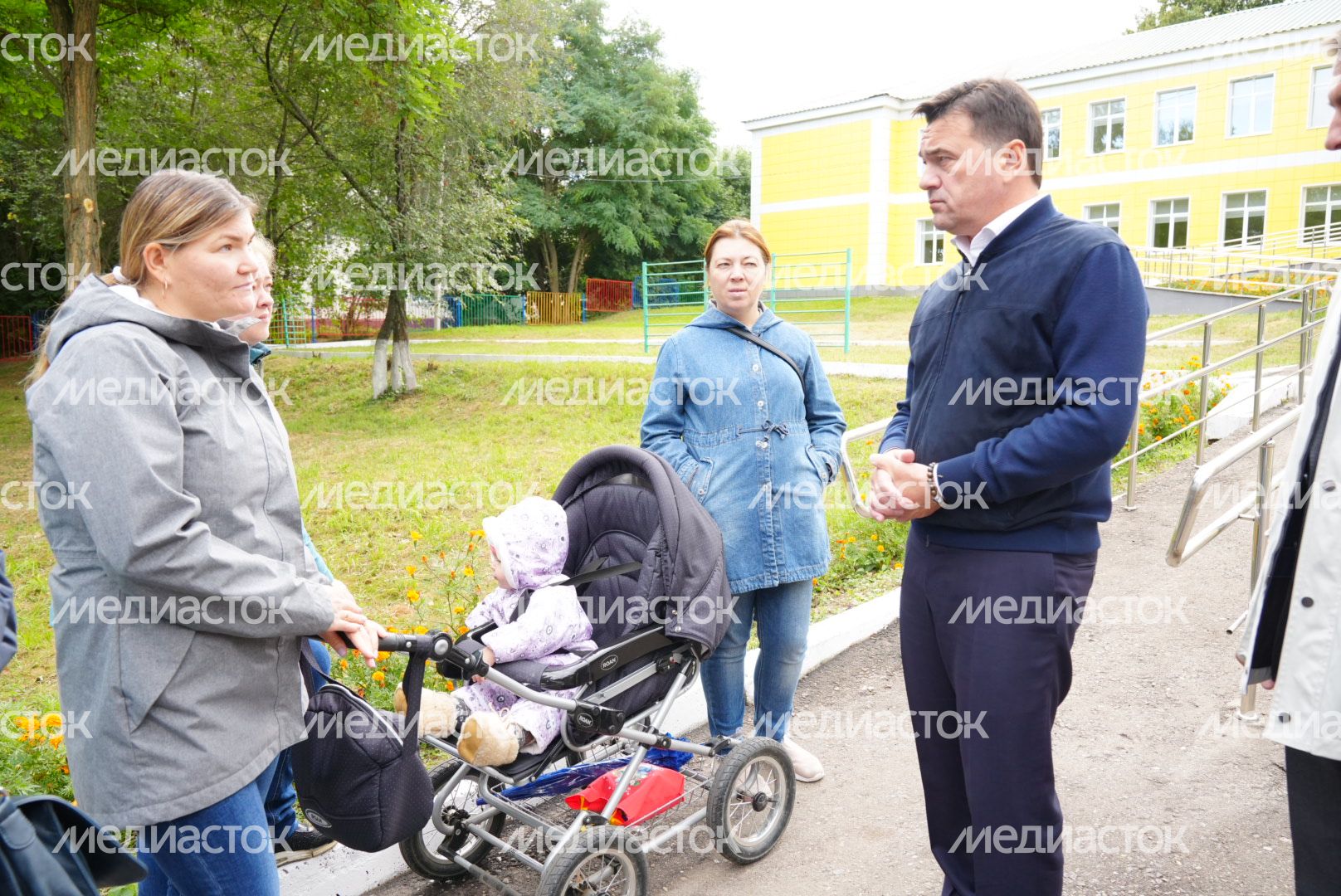 Проверка работы школы №3 в Кашире Губернатором Подмосковья