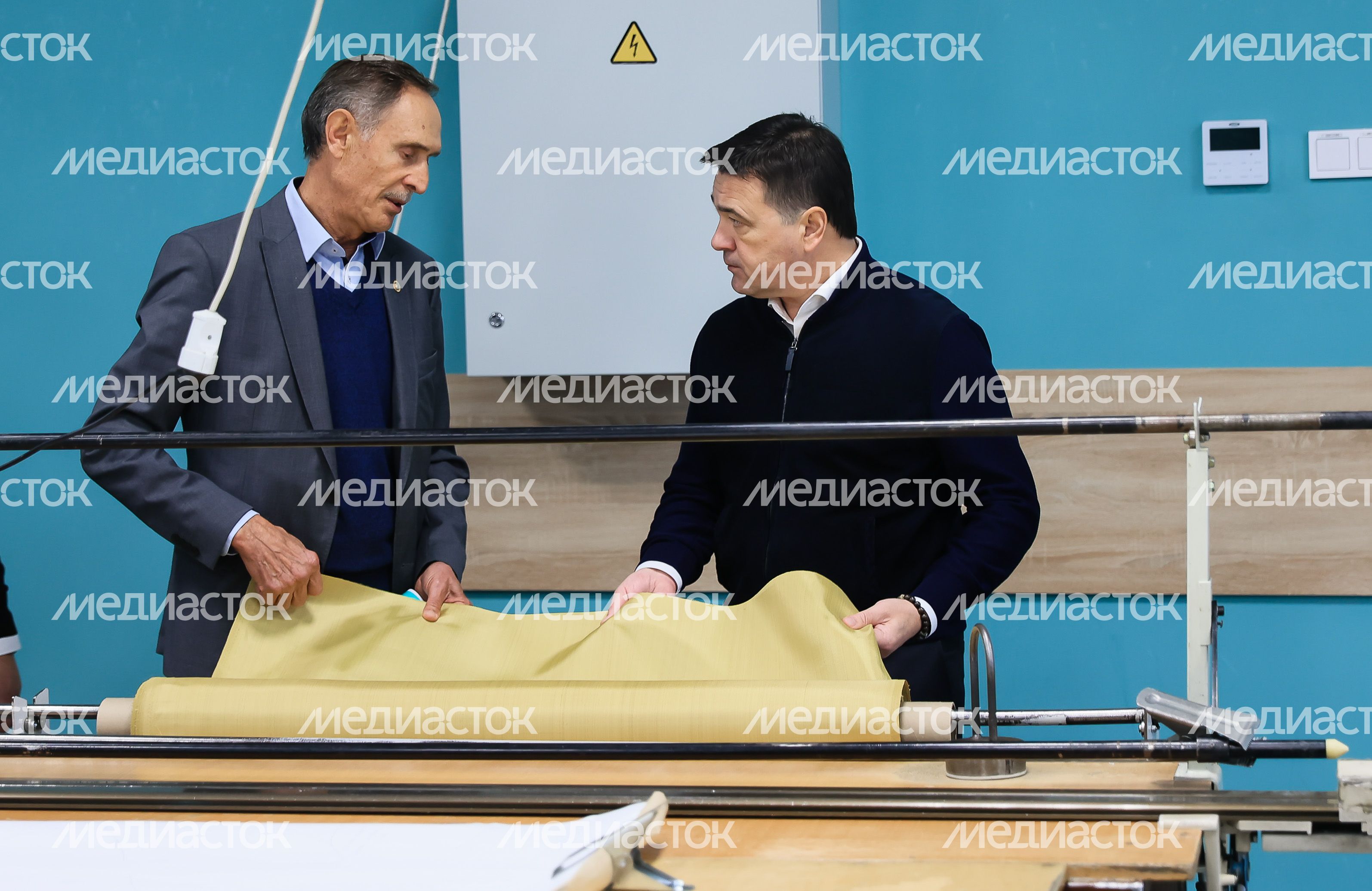 Встреча Губернатора Подмосковья с родственниками мобилизованных, работающими на производстве защитной экипировки для участников СВО