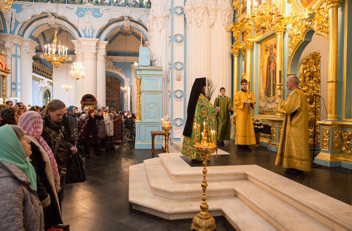 Празднование Входа Господня в Иерусалим в Истре