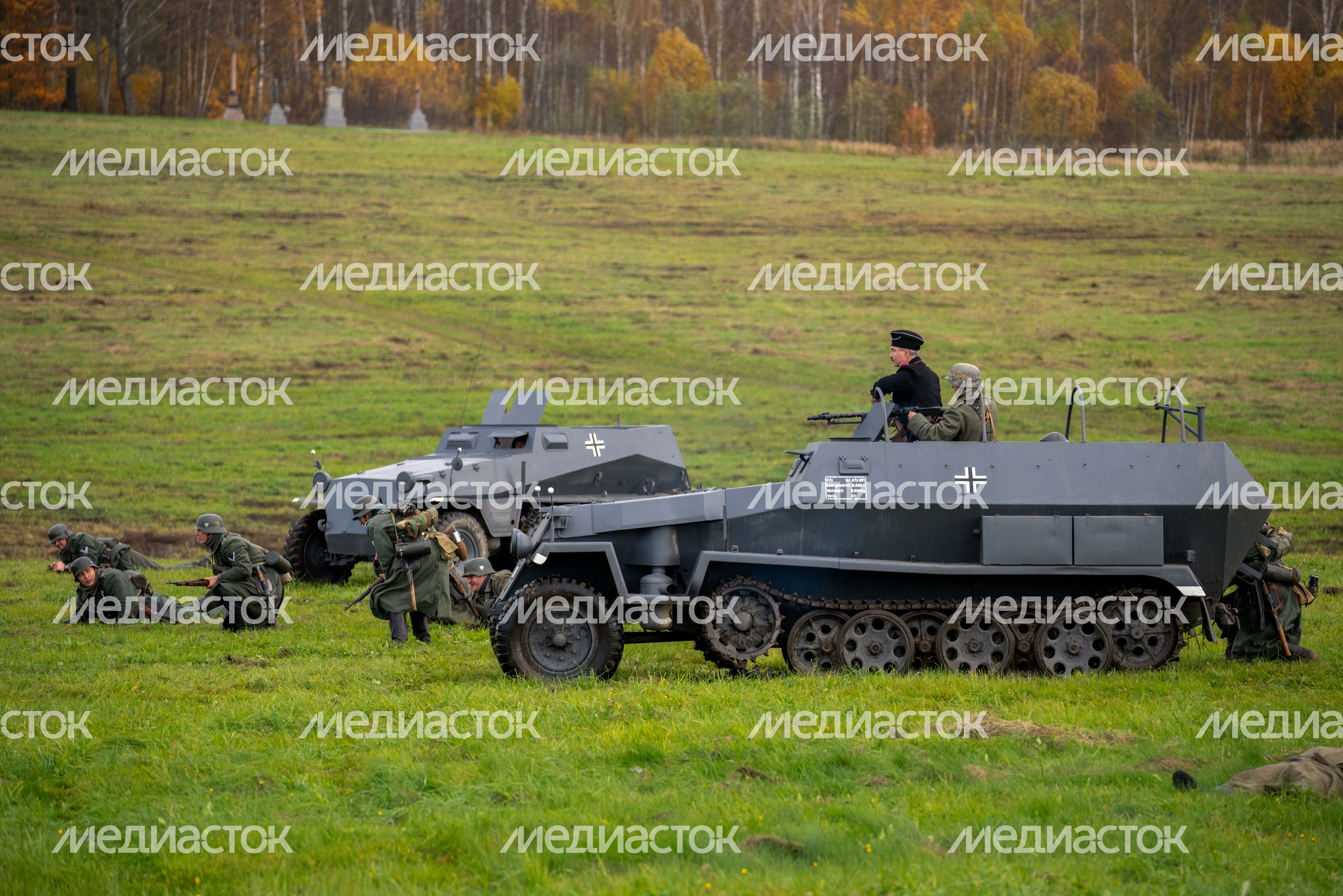 Реконструкция Битвы за Москву на Бородинском поле Реконструкция Битвы за Москву на Бородинском поле