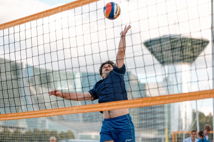 Пляжный волейбол на новой площадке «Пойма volley» в Красногорске