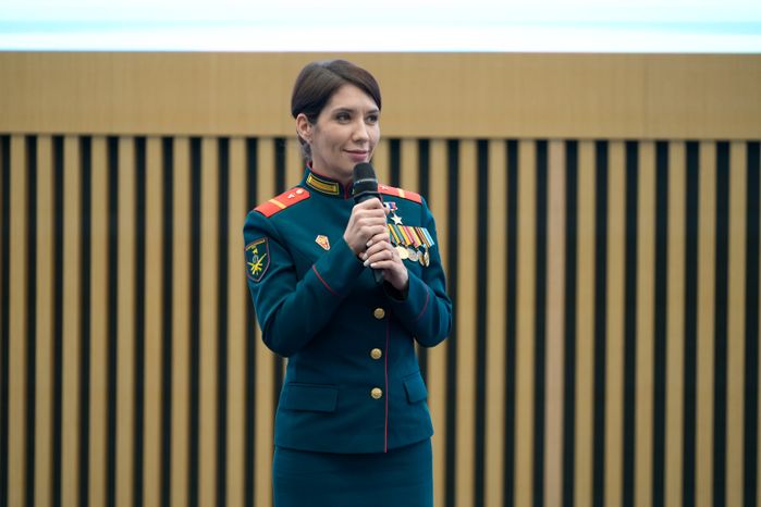 Участников форума поприветствовала Герой России Людмила Болилая