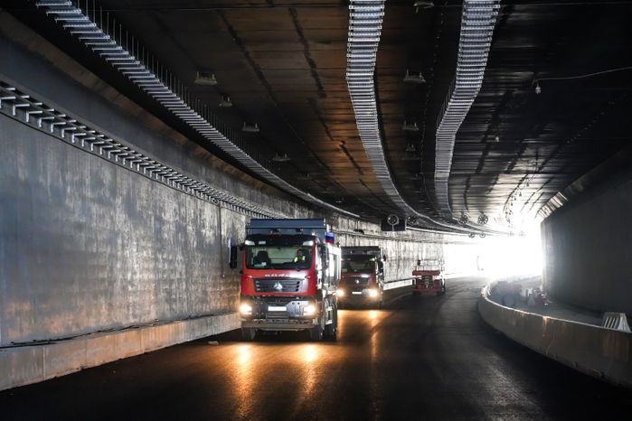 Открытие предпоследнего участка Южно-Лыткаринской автодороги