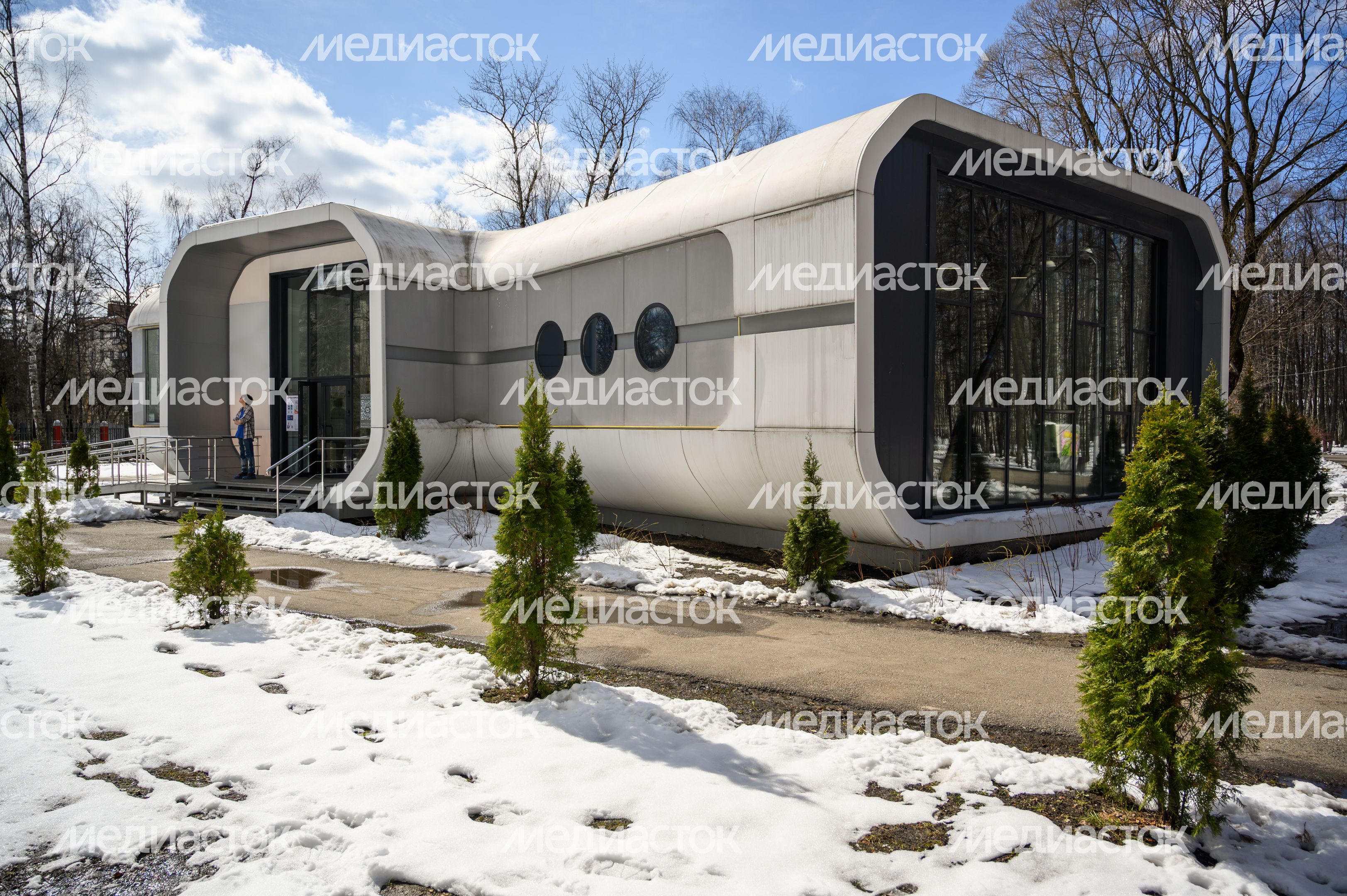 Интерактивный павильон «Космос» в Центральном городском парке Королева Интерактивный павильон «Космос» в Центральном городском парке Королева