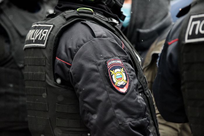 Охрана общественного порядка сотрудниками полиции в Москве