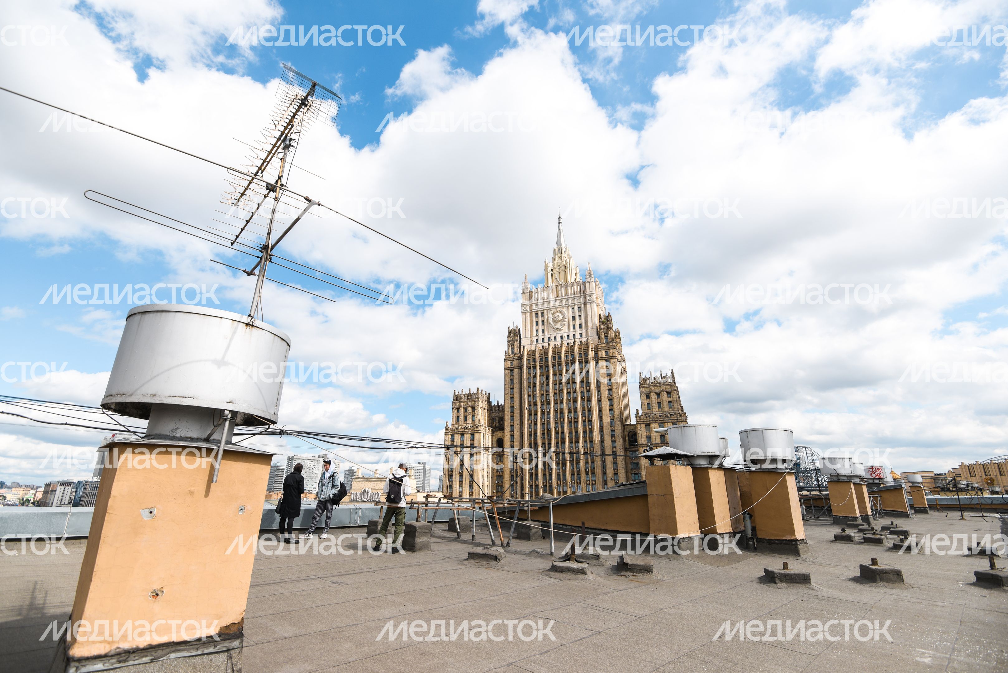 Прогулки по крышам в Москве