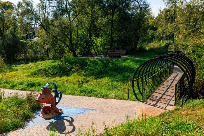 Парк «Лукоморье» в Рузе летом
