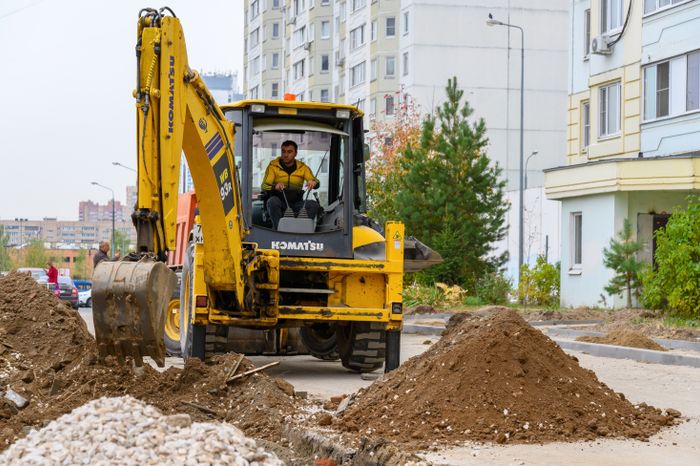 Благоустройство двора в Балашихе на улице Свердлова