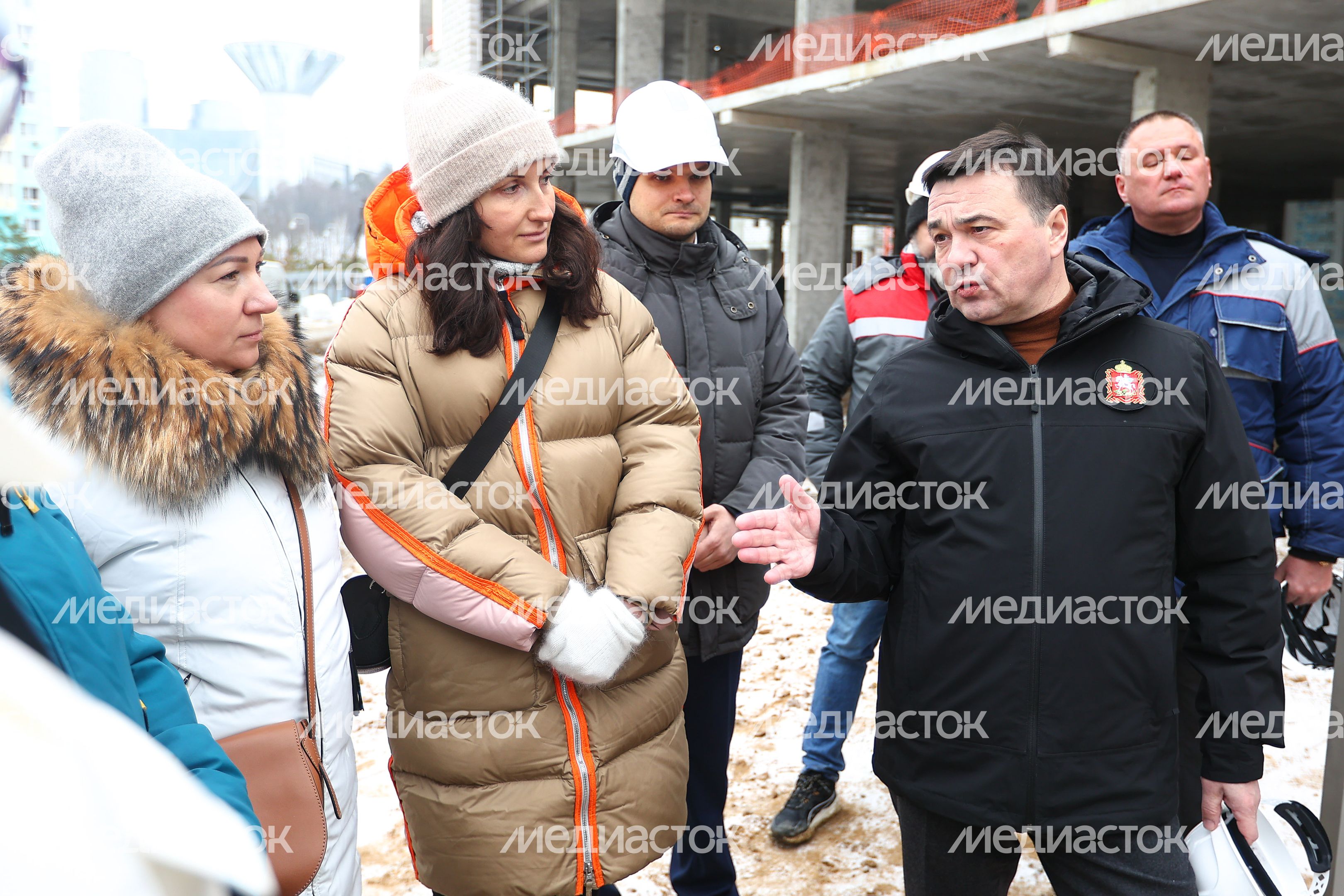 Проверка губернатором образовательного комлекса в Красногорске​