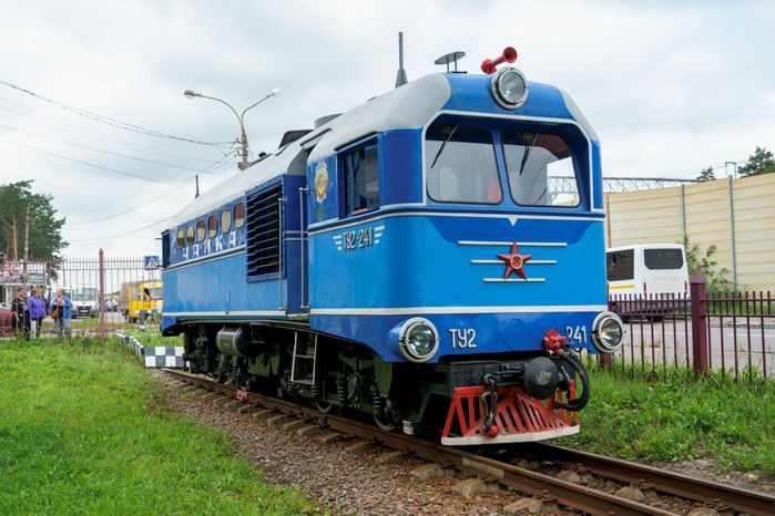 Московская детская железная дорога в поселке Кратово