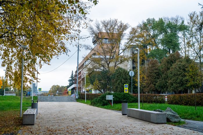 Пущино. Виды осеннего города