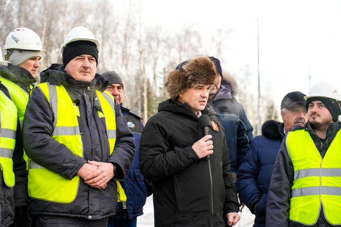 Андрей Воробьев открыл движение по последнему участку Северного обхода Лобни