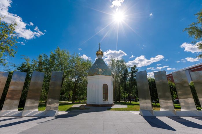 Часовня в сквере Победы в Реутове