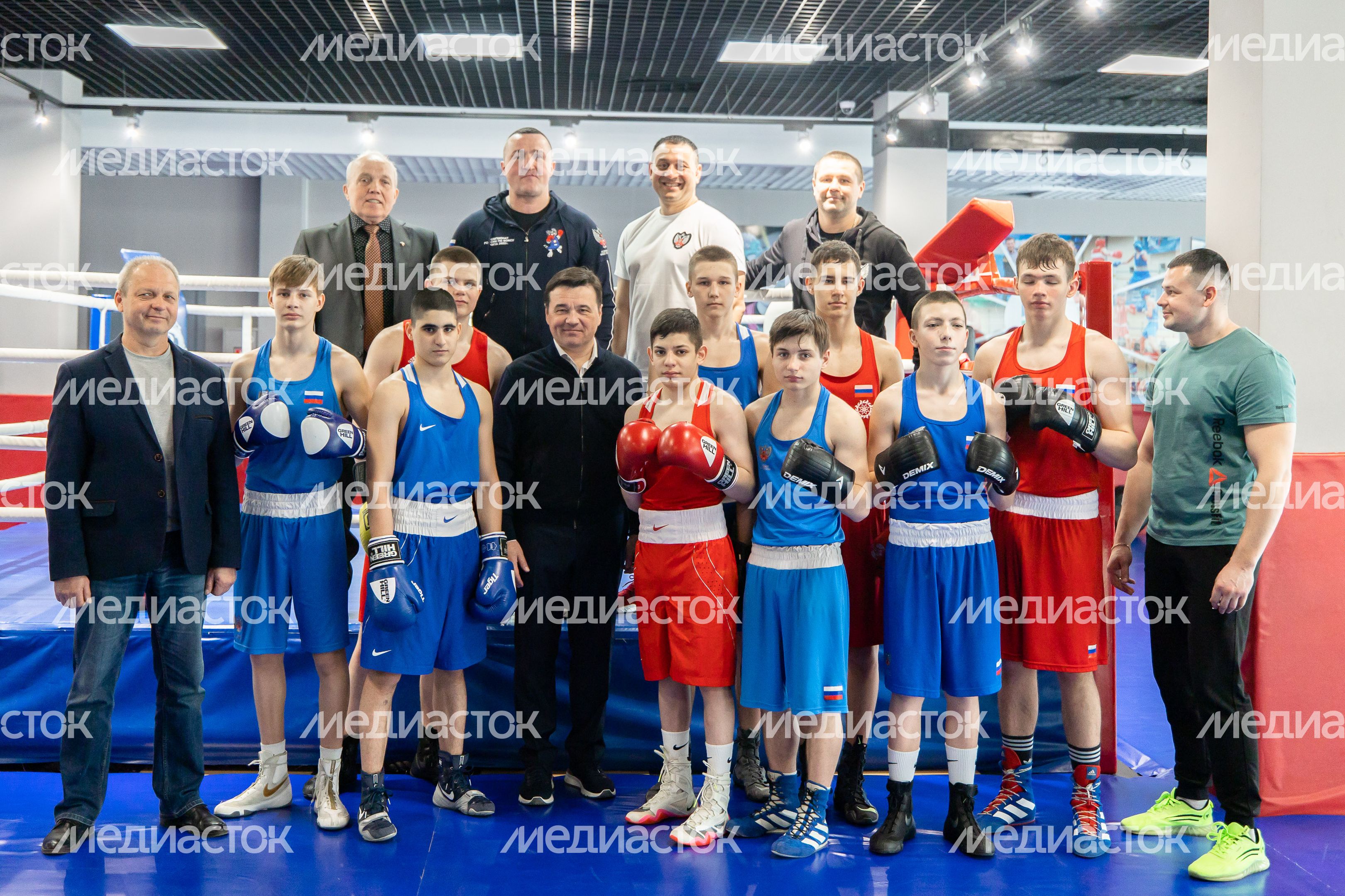 Посещение дворца спорта в Чехове Губернатором Подмосковья