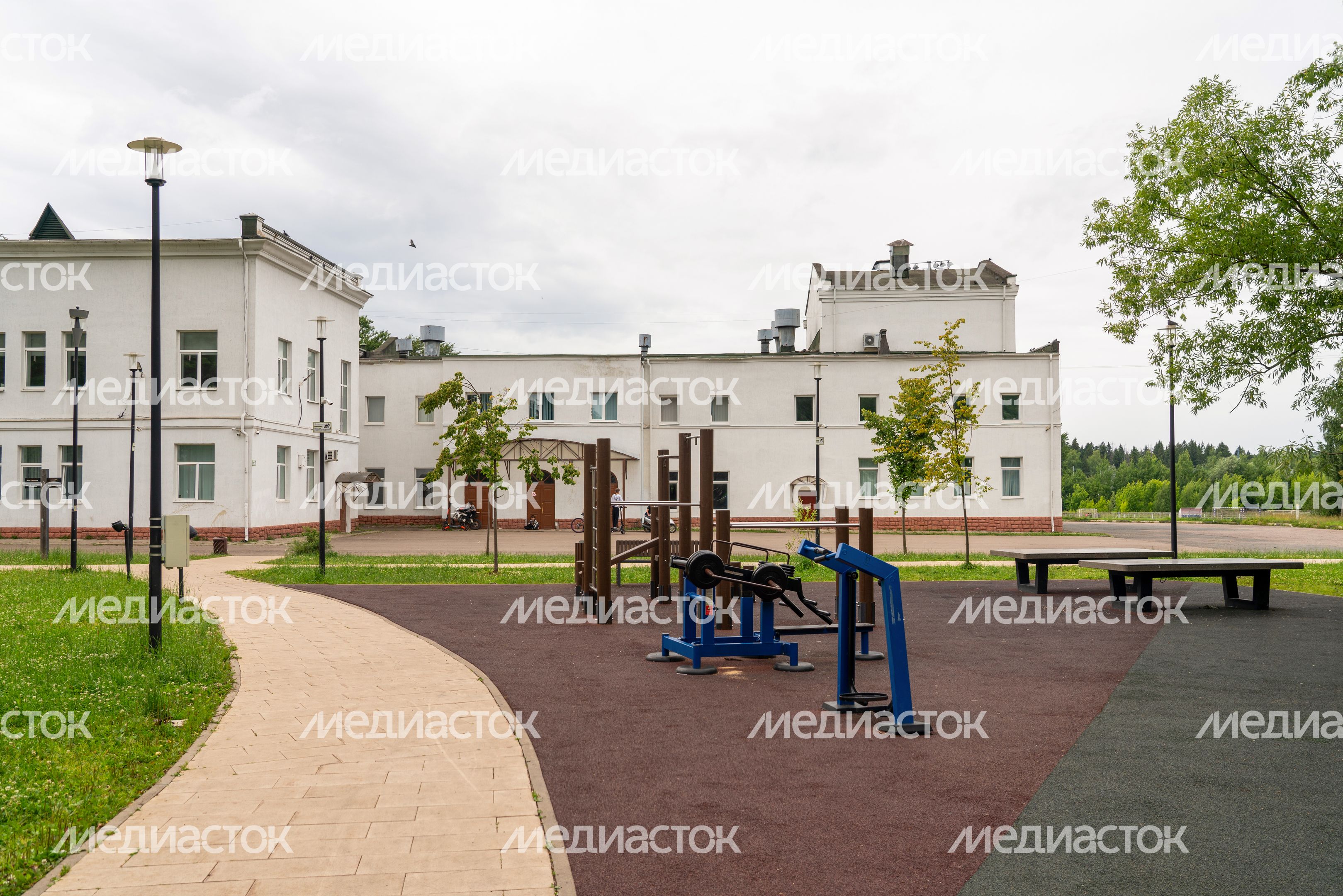 Лето в Центральном парке Апрелевки Наро-Фоминского округа