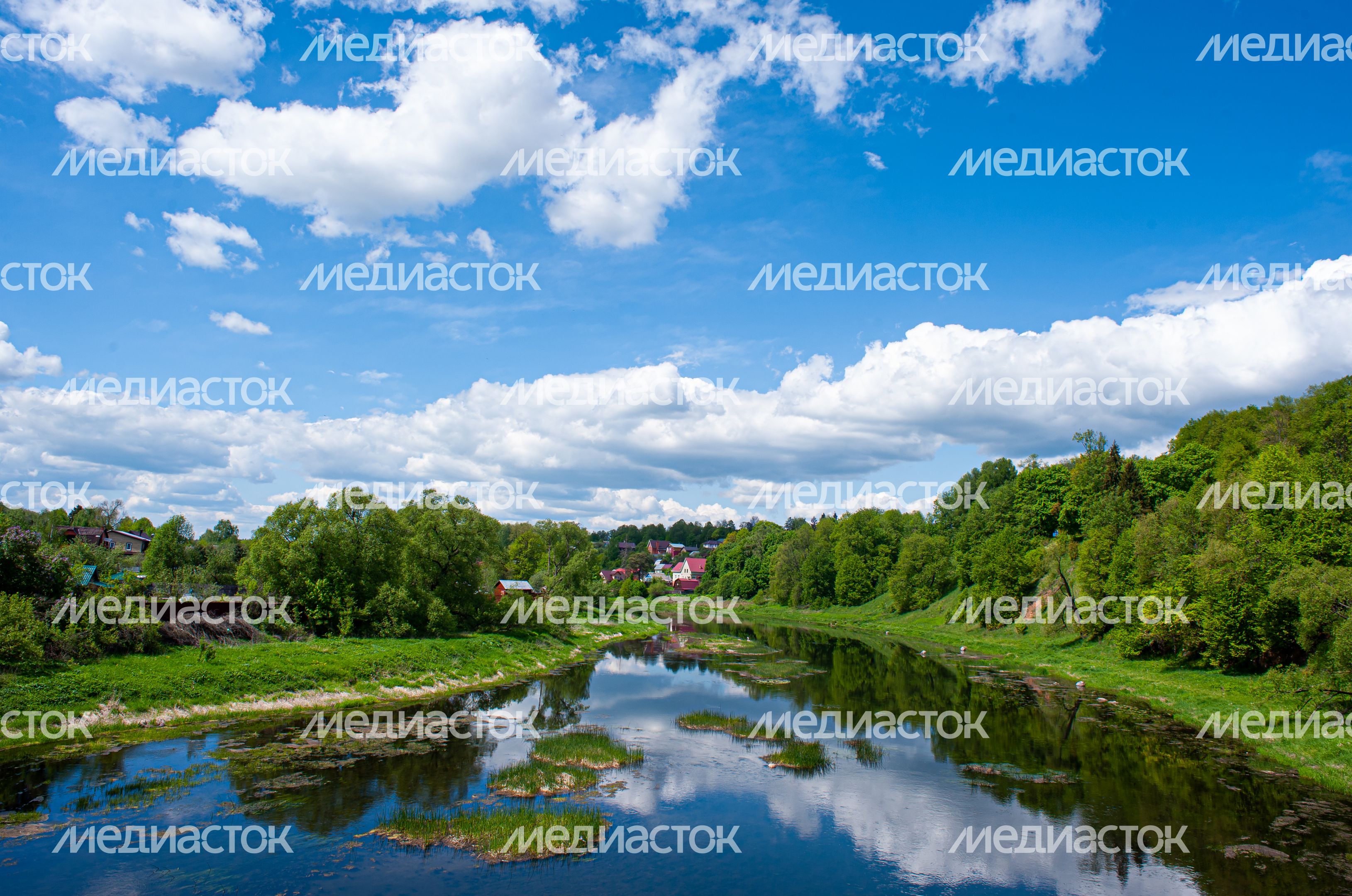 Весенние виды города Руза