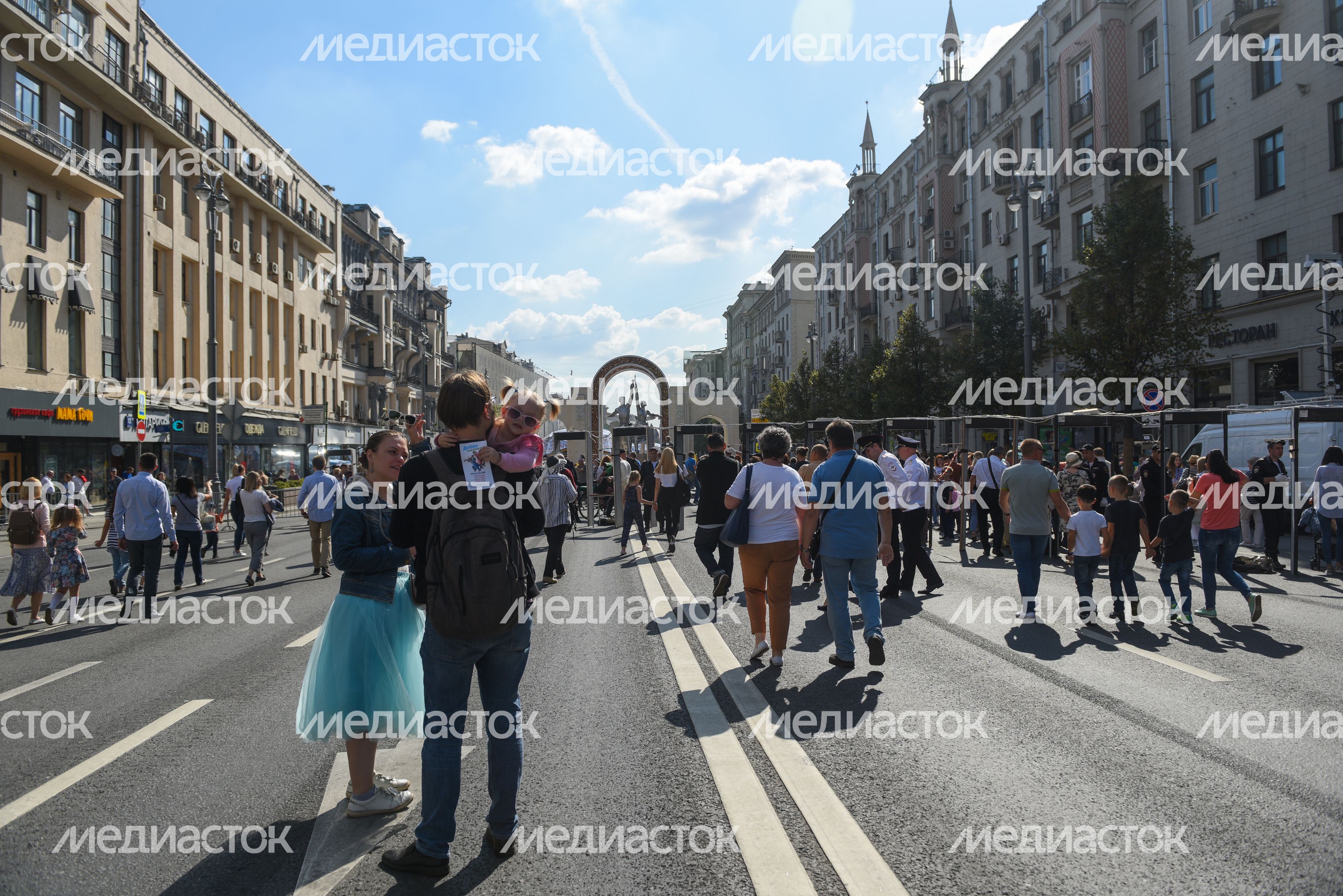 Празднование Дня города в Москве