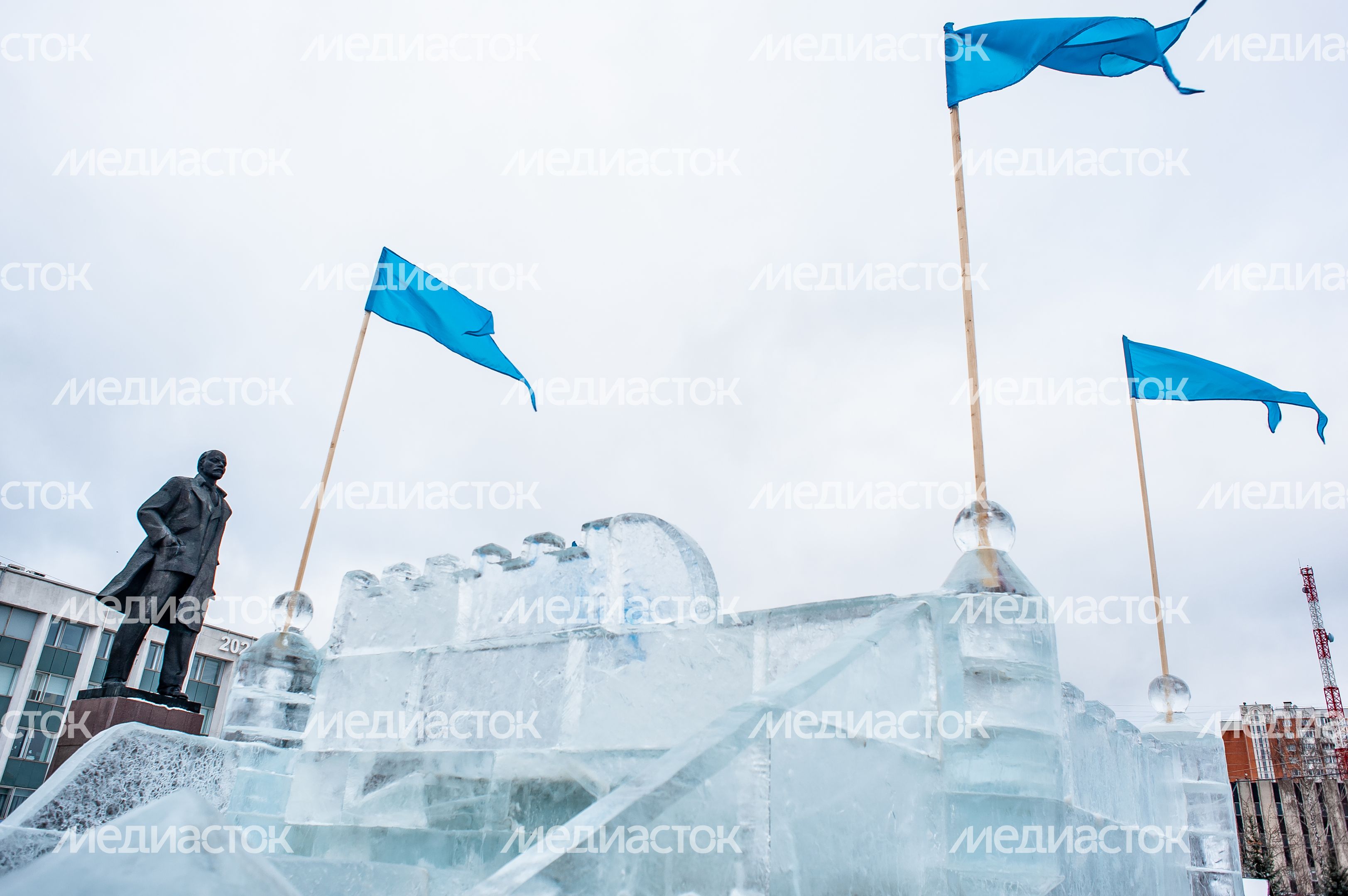 Зимние виды города Одинцово