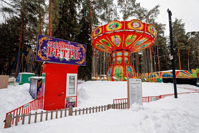 Жуковский парк культуры и отдыха зимой
