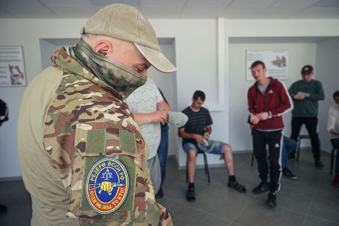 Работа Московского областного пункта отбора на военную службу по контракту в Балашихе