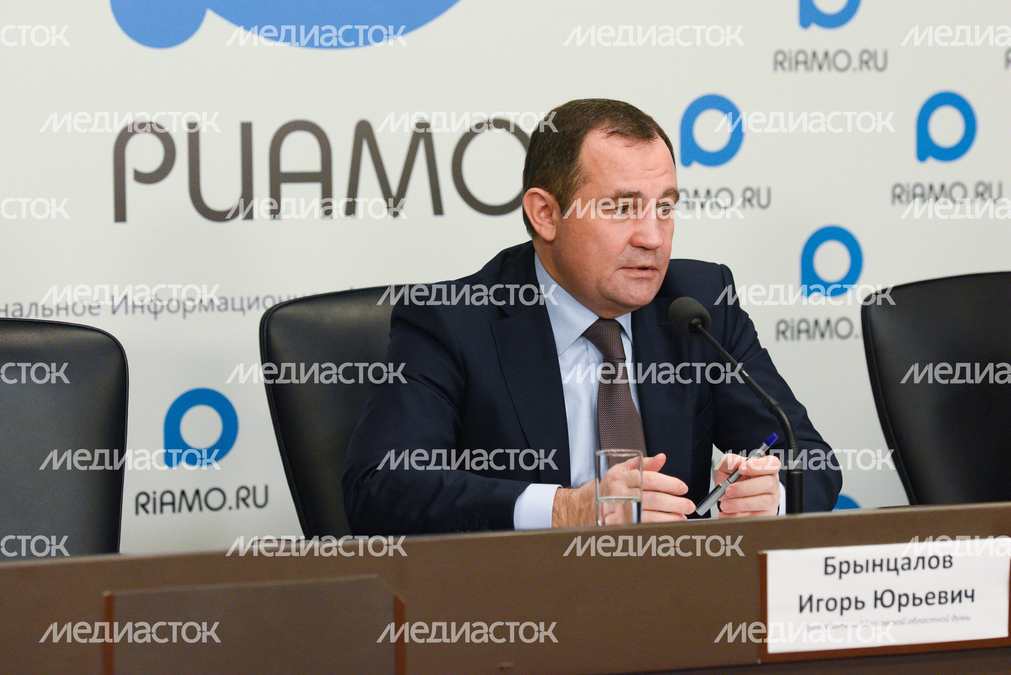 Пресс-конференция председателя Московского областного парламента Игоря Брынцалова, посвященная итогам работы Думы за 2019 год
