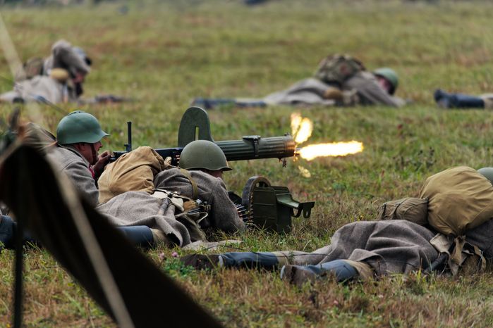 Военно-исторический фестиваль «Москва за нами. 1941 год» на Бородинском поле