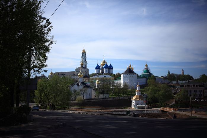 Вид на Сергиеву Лавру. Сергиев Посад