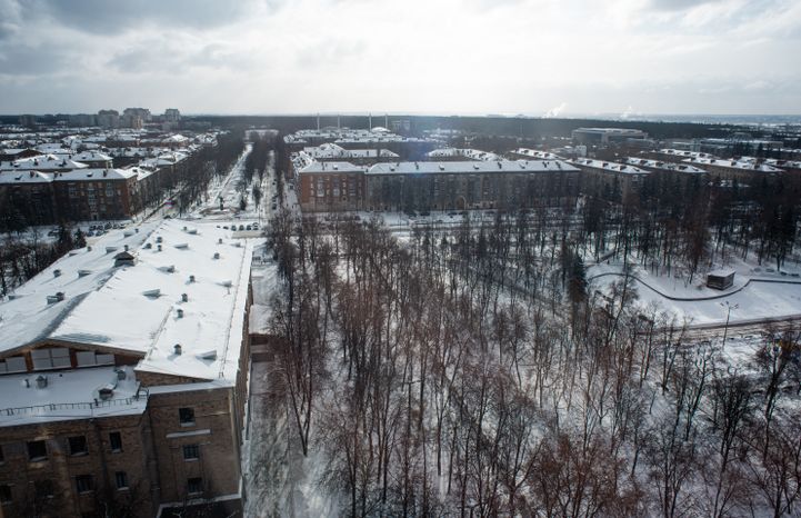 Зимние виды города Жуковский
