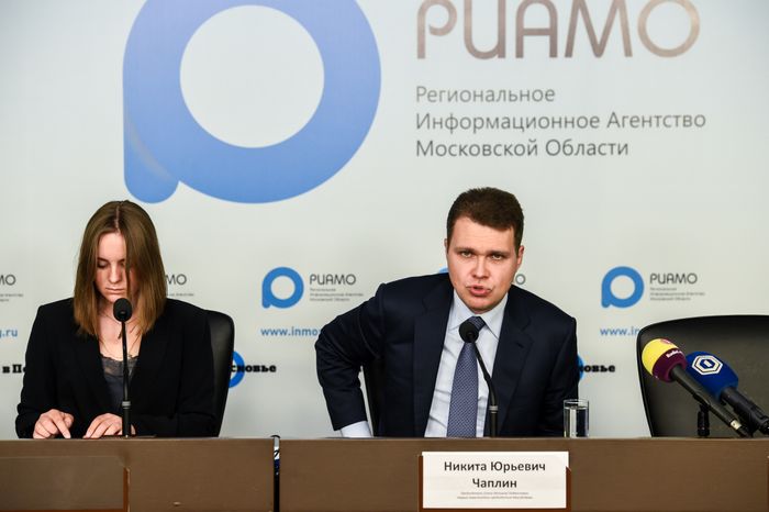 Пресс-конференция председателя Союза дачников Подмосковья Никиты Чаплина