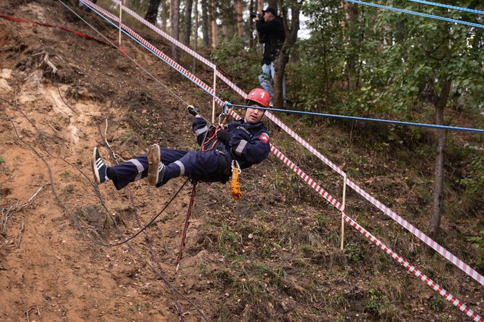 Соревнования спасателей прошли в Лыткарино