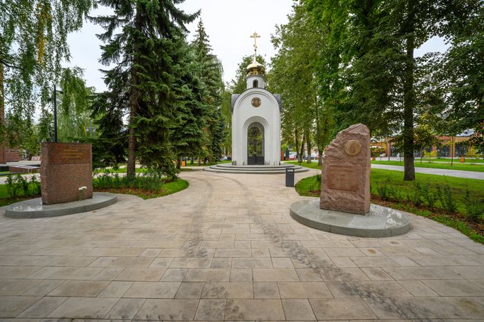 Часовня на площади Победы в Ногинске Богородского округа