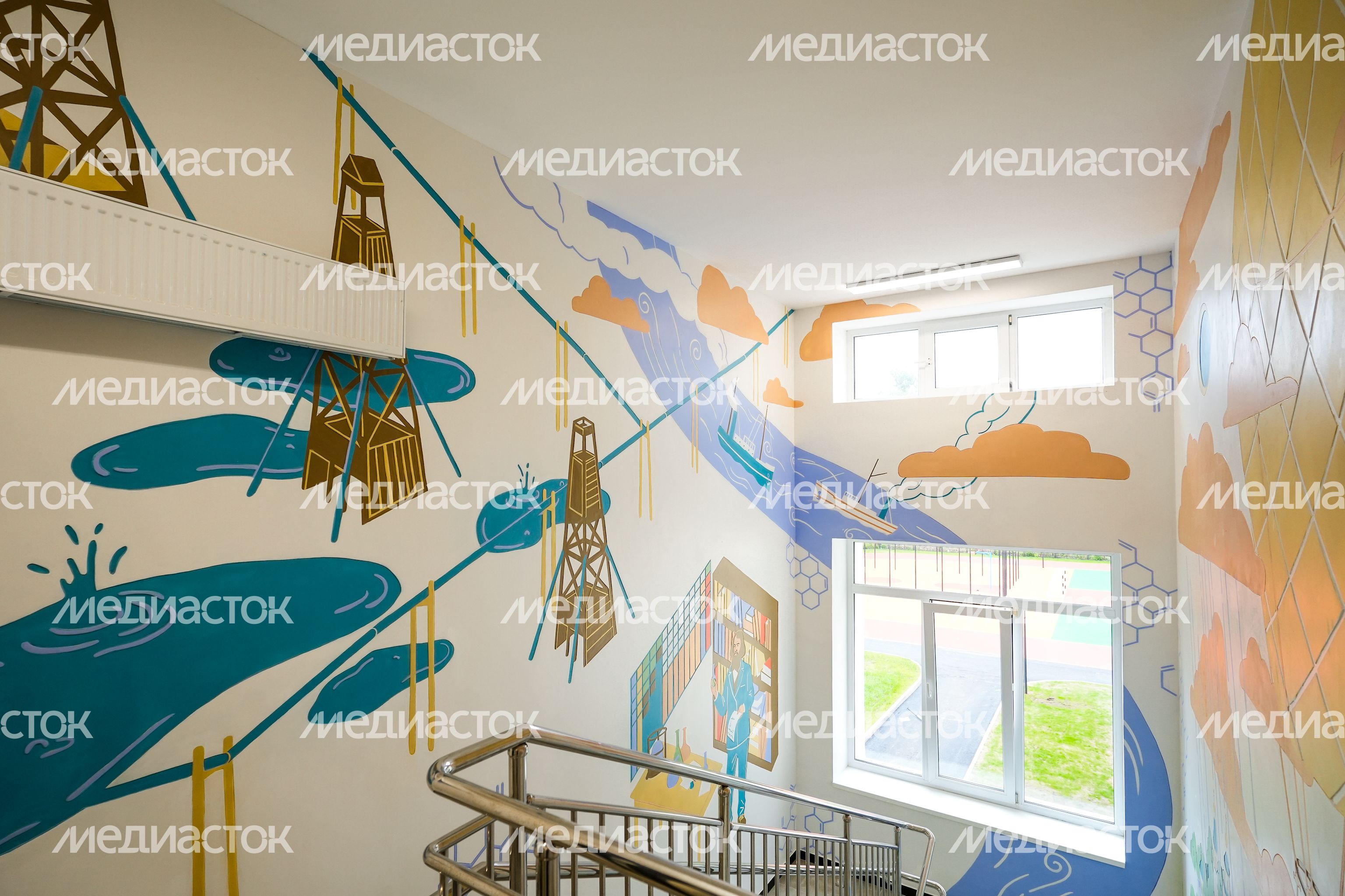 В г.о. Клин завершается капремонт школьного корпуса лицея №10 им. Д.И. Менделеева