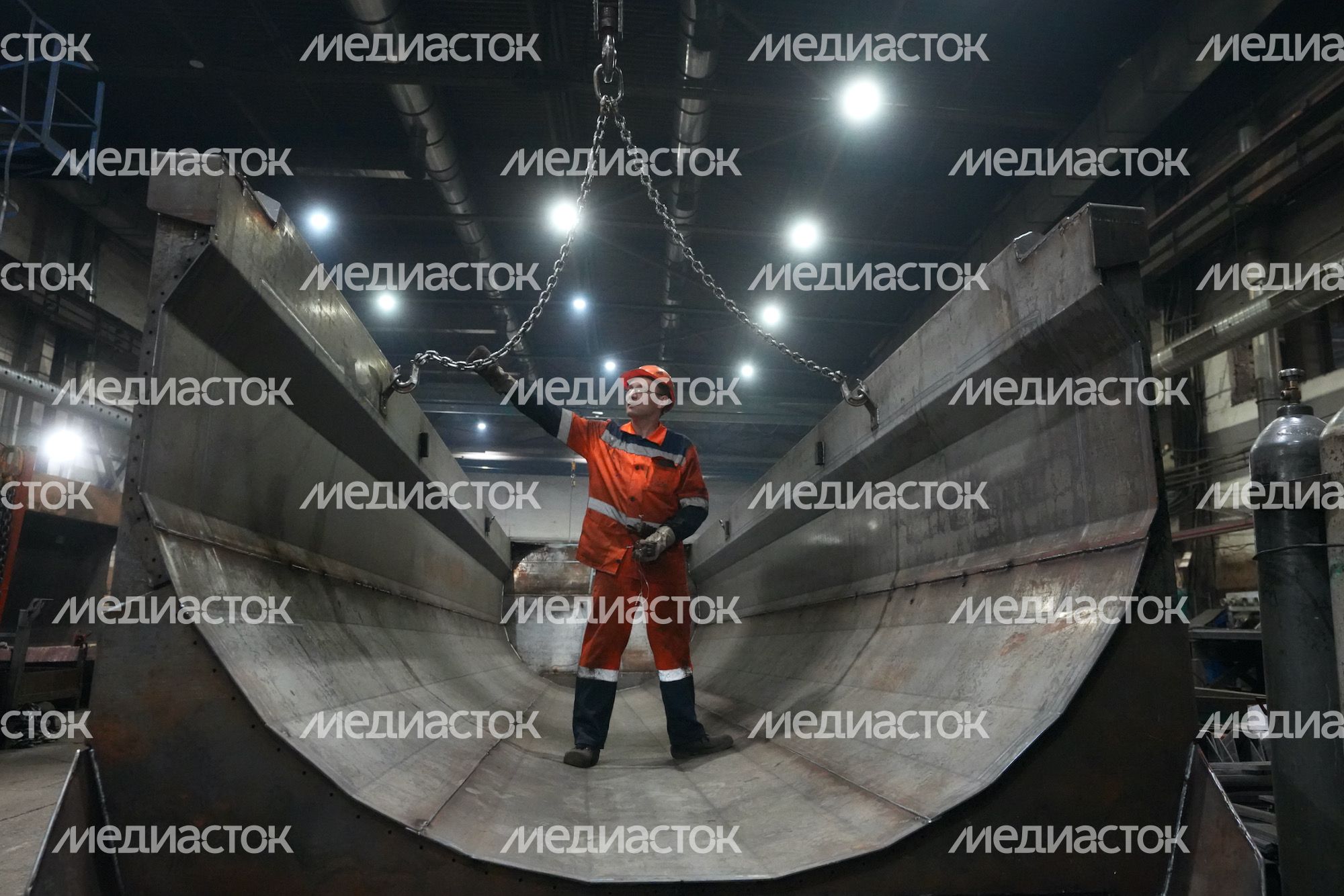 Визит председателя Правительства РФ Михаила Мишустина и Губернатора Московской области Андрея Воробьева на машиностроительный завод «Тонар»