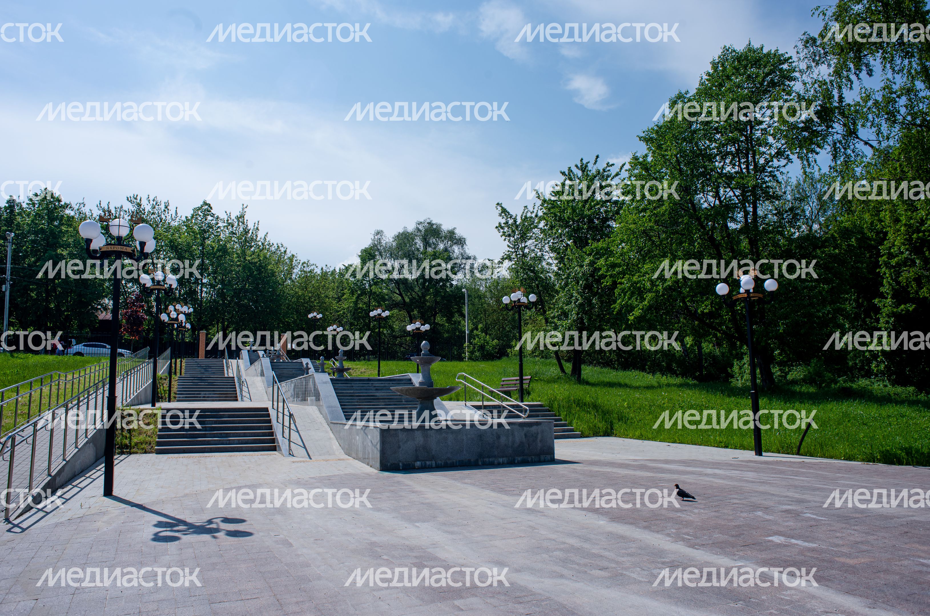 Летние виды города Яхрома